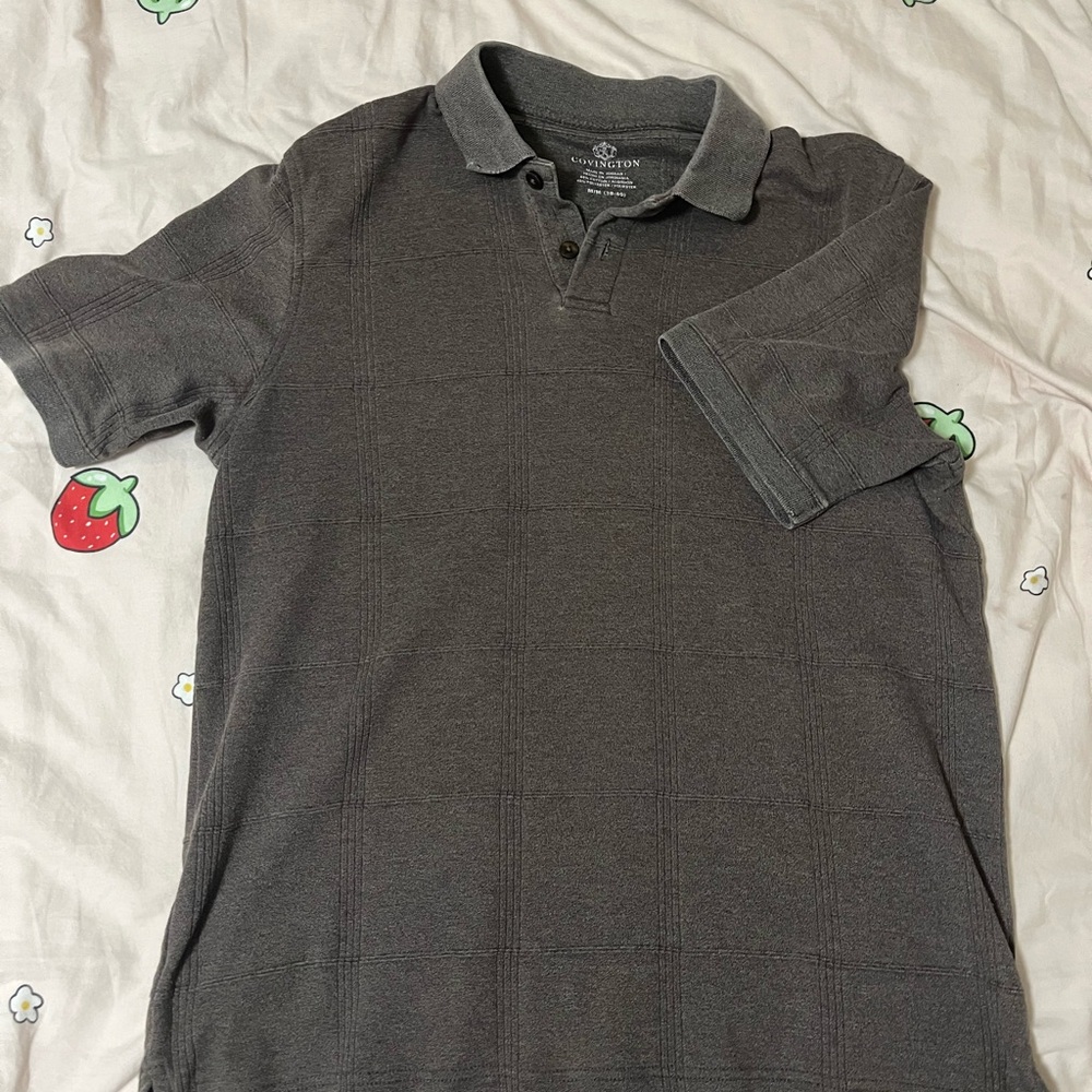 Covington Men's Dark Gray Polo Shirt - Short Sleeve